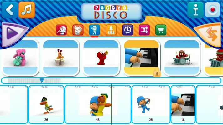 Pocoyo Disco android App screenshot 1